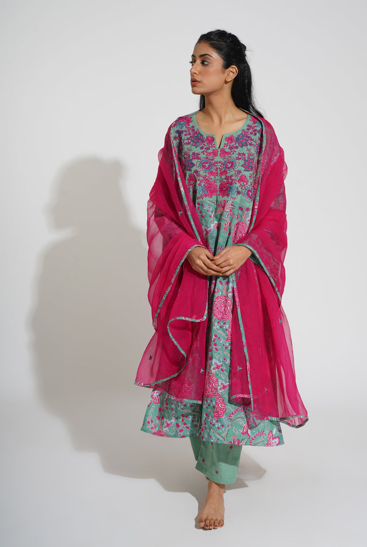 Adah Dupatta Pom Pink (8054004941099)