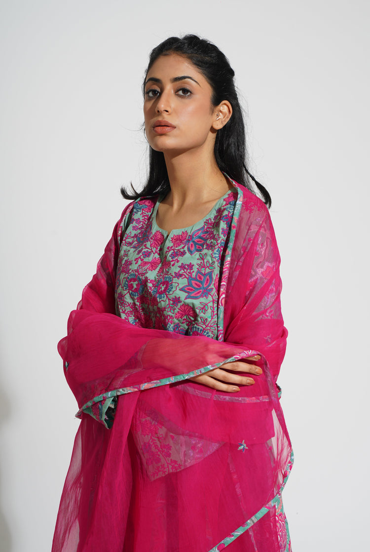 Adah Dupatta Pom Pink (8054004941099)
