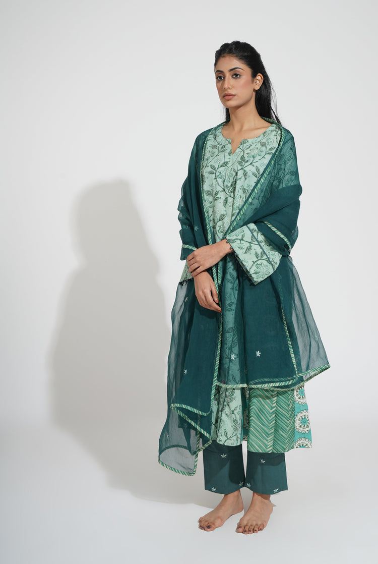 Tulsi Dupatta Green (8059512652075)
