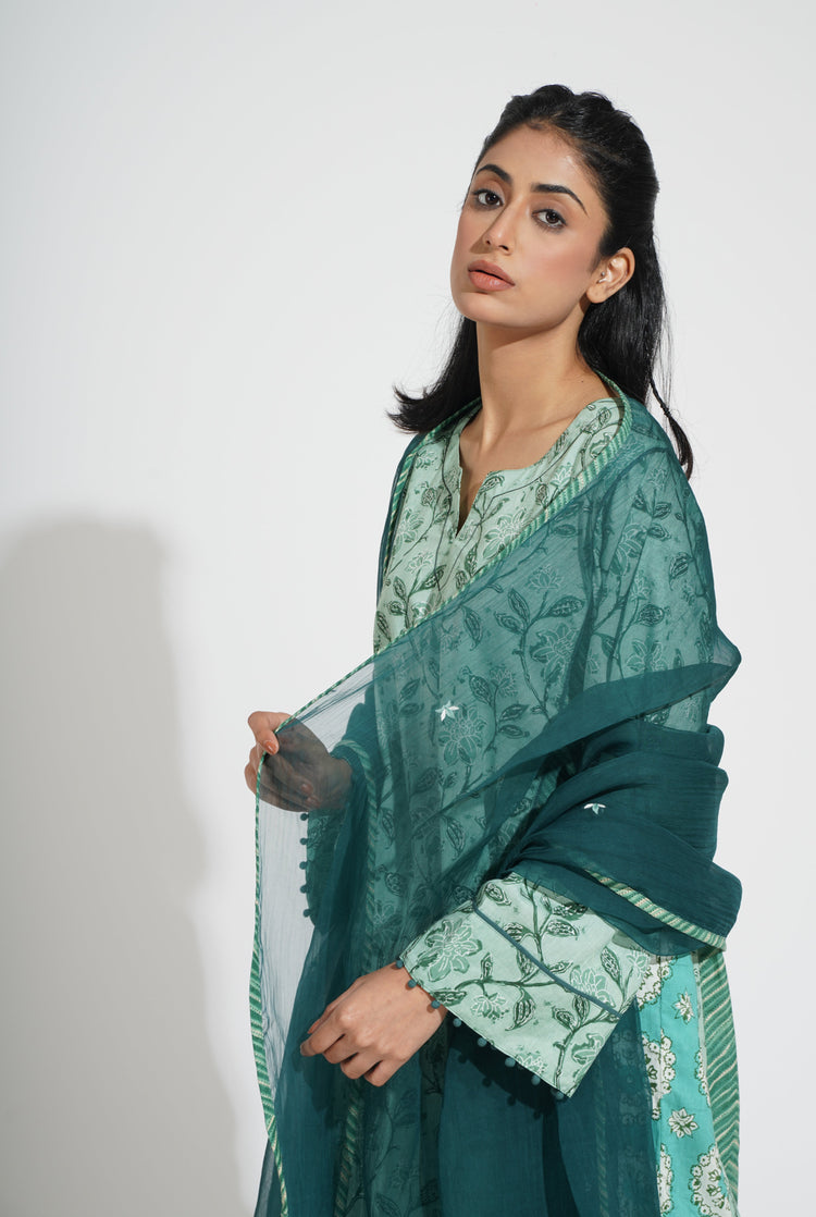 Tulsi Dupatta Green (8059512652075)