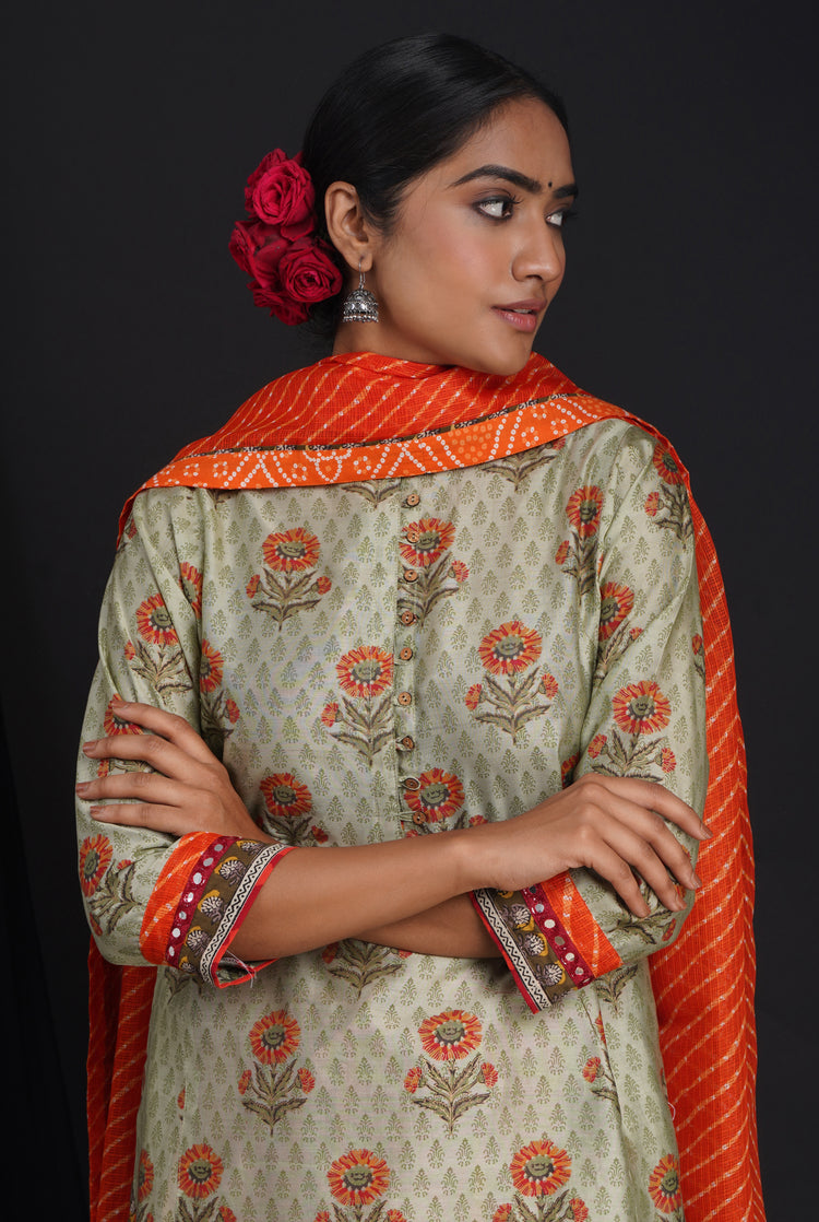 Vanya Kurta Pista Green (6813637279791)