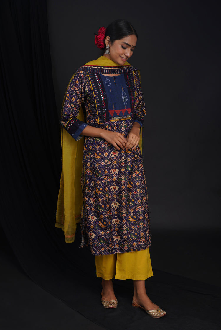 Rozana Pant Plain Ochre (6804520730671)
