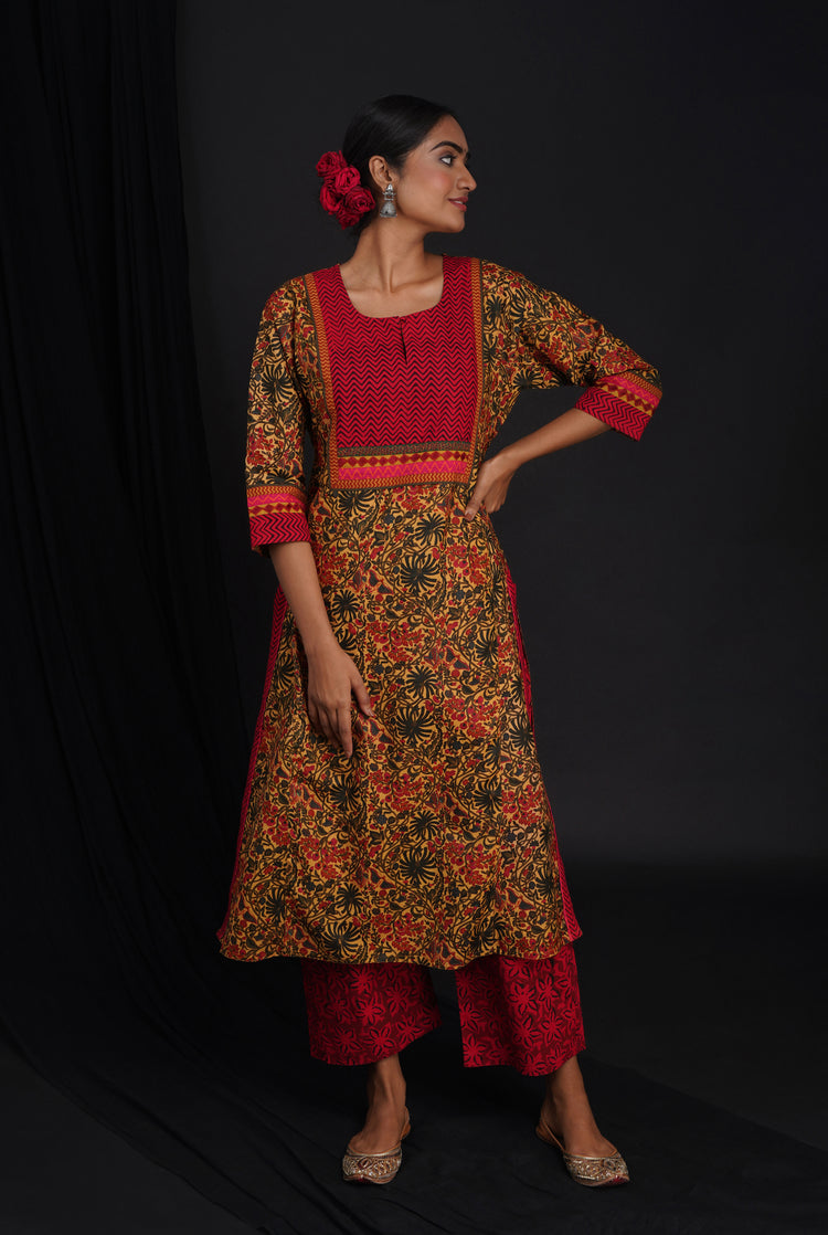 Rozana Pant Maroon Red (6804551008303)