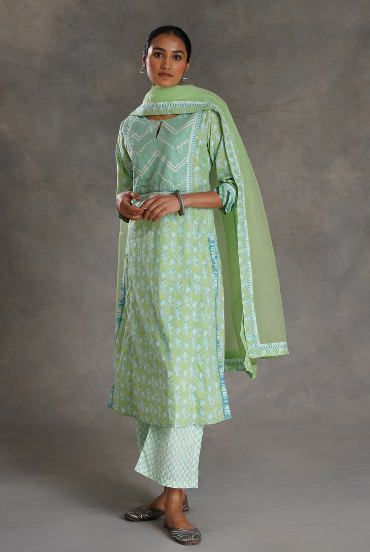 Rozana Pant White Sea Green (7020883312687)