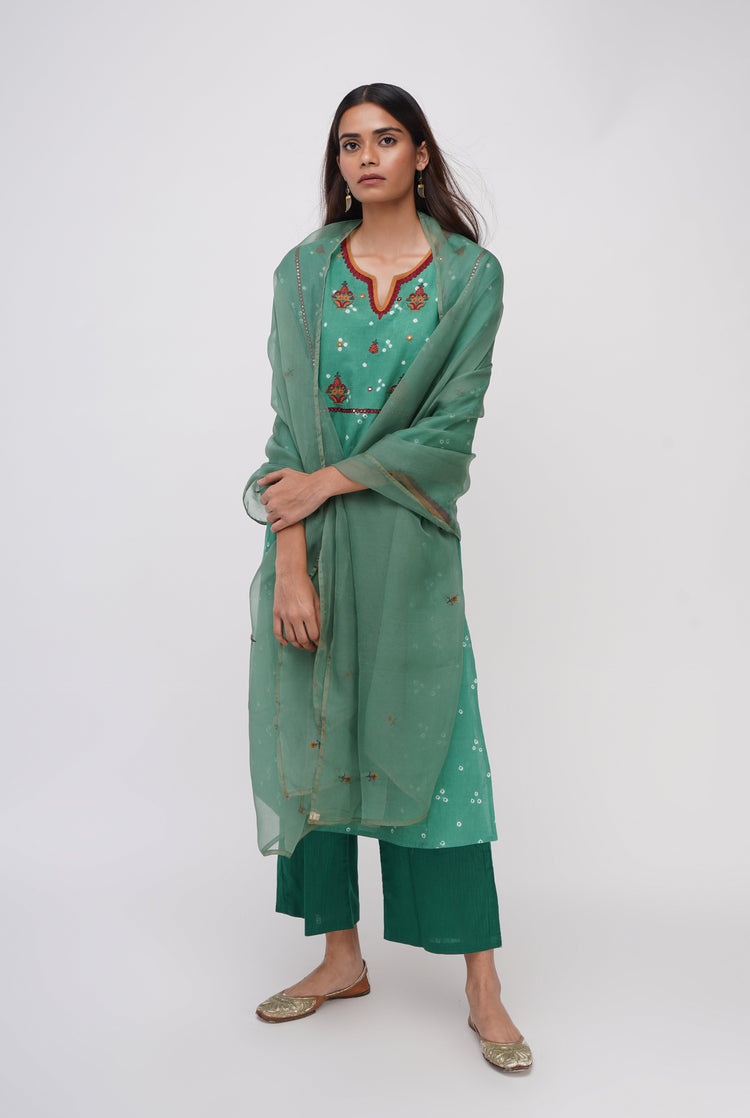 Adah Dupatta Teal (8054004449579)