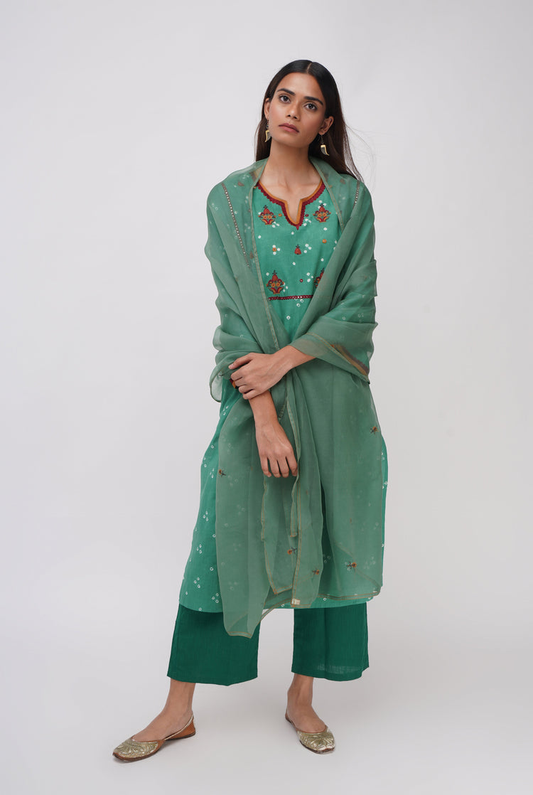 Adah Dupatta Teal (8054004449579)