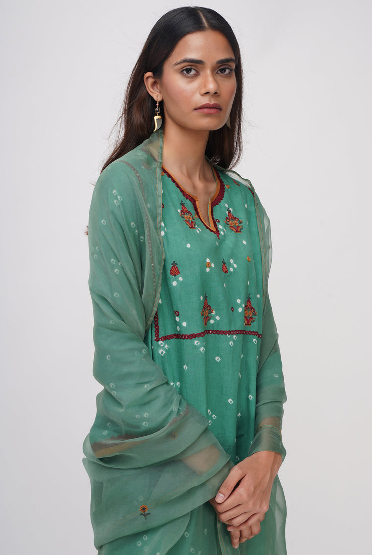 Adah Dupatta Teal (8054004449579)