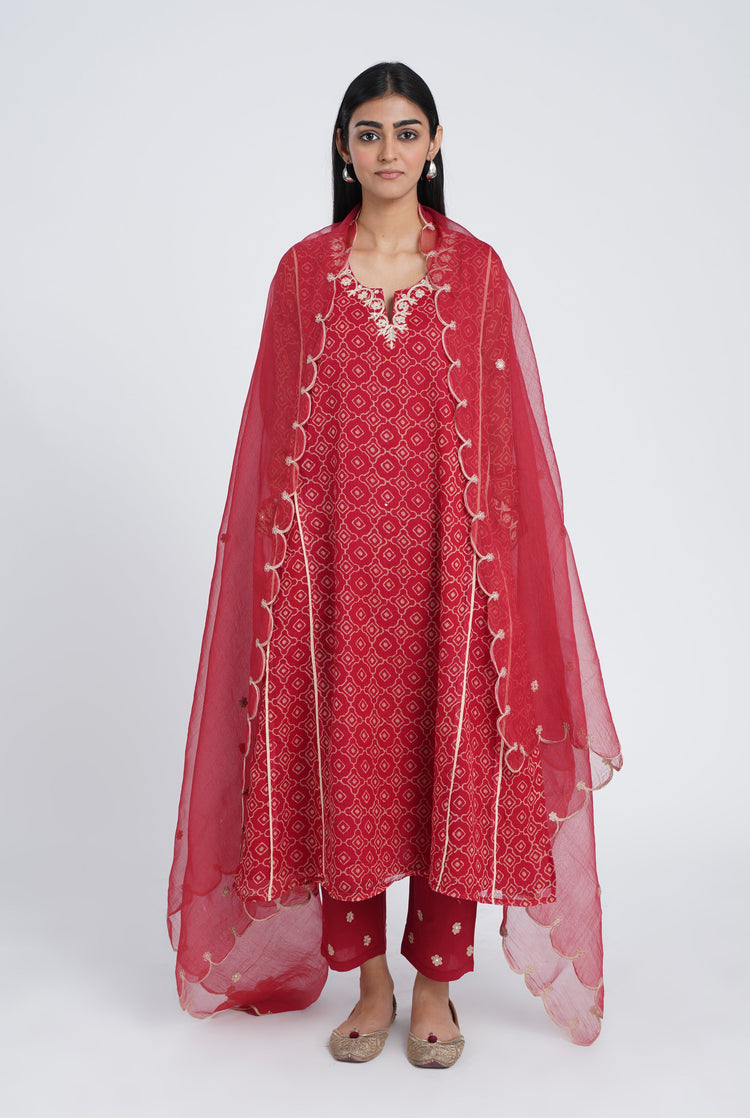 Tulsi Dupatta Maroon (8059513110827)