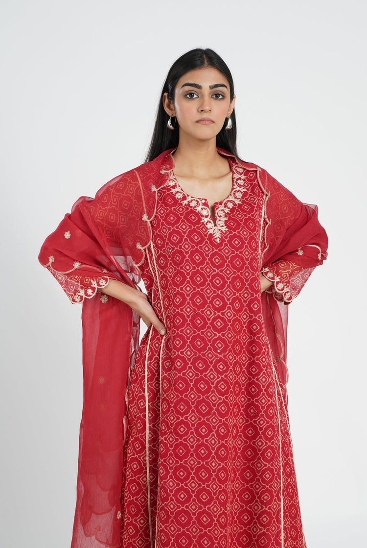 Tulsi Dupatta Maroon (8059513110827)