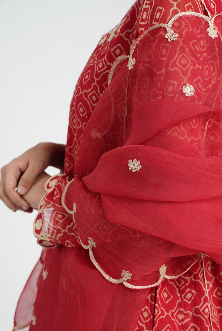 Tulsi Dupatta Maroon (8059513110827)