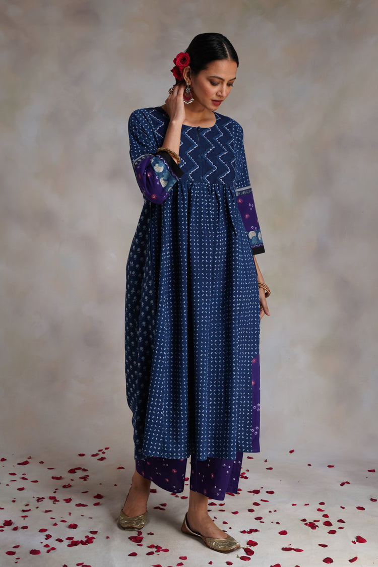 Rozana Pants Mauve Bandhej (6755825942575)