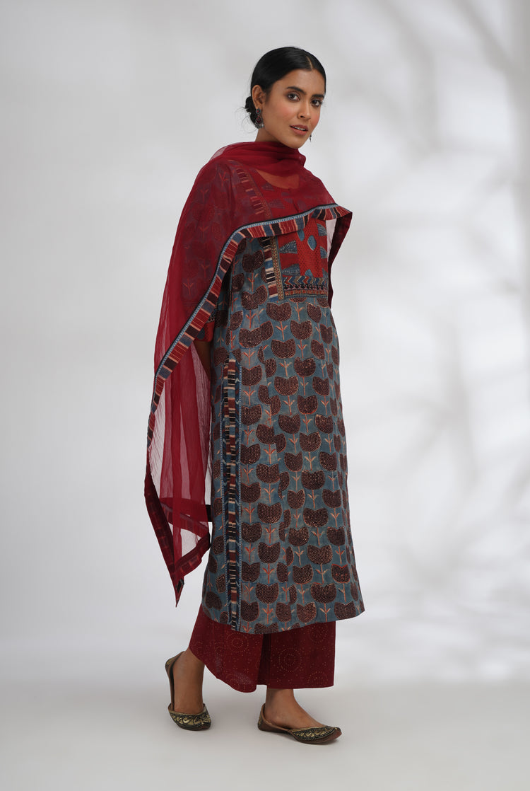 Rozana Pant Maroon (7047272202287)