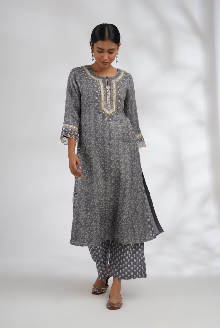 Rozana Pant Grey White (7047290683439)