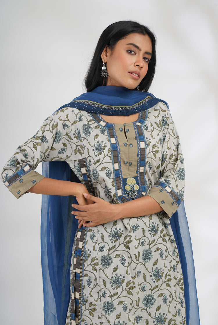 Anu Kurta Light Grey (7047241957423)