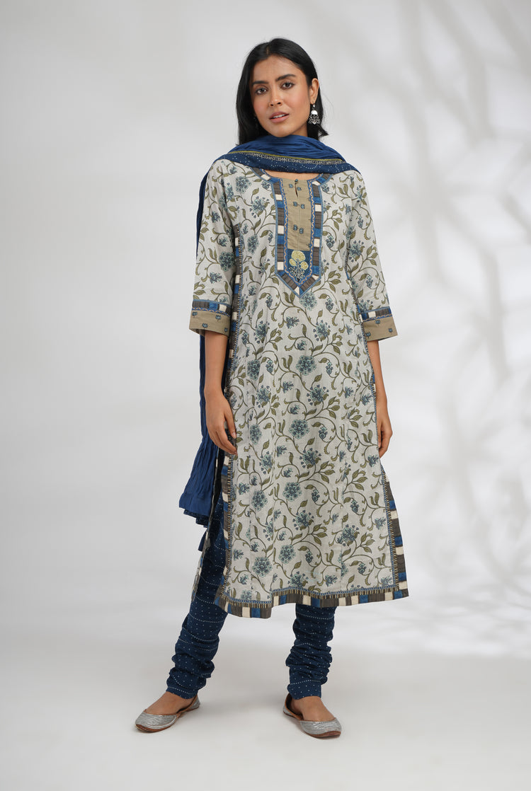 Anu Kurta Light Grey (7047241957423)