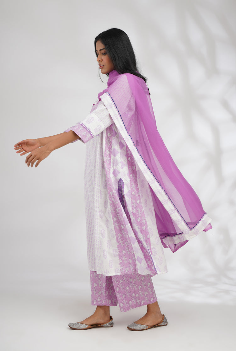 Rozana Chiffon Dupatta Mauve (7047299203119)