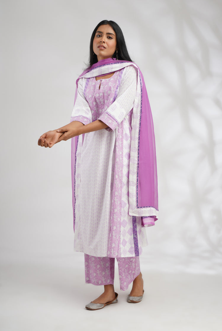 Rozana Chiffon Dupatta Mauve (7047299203119)