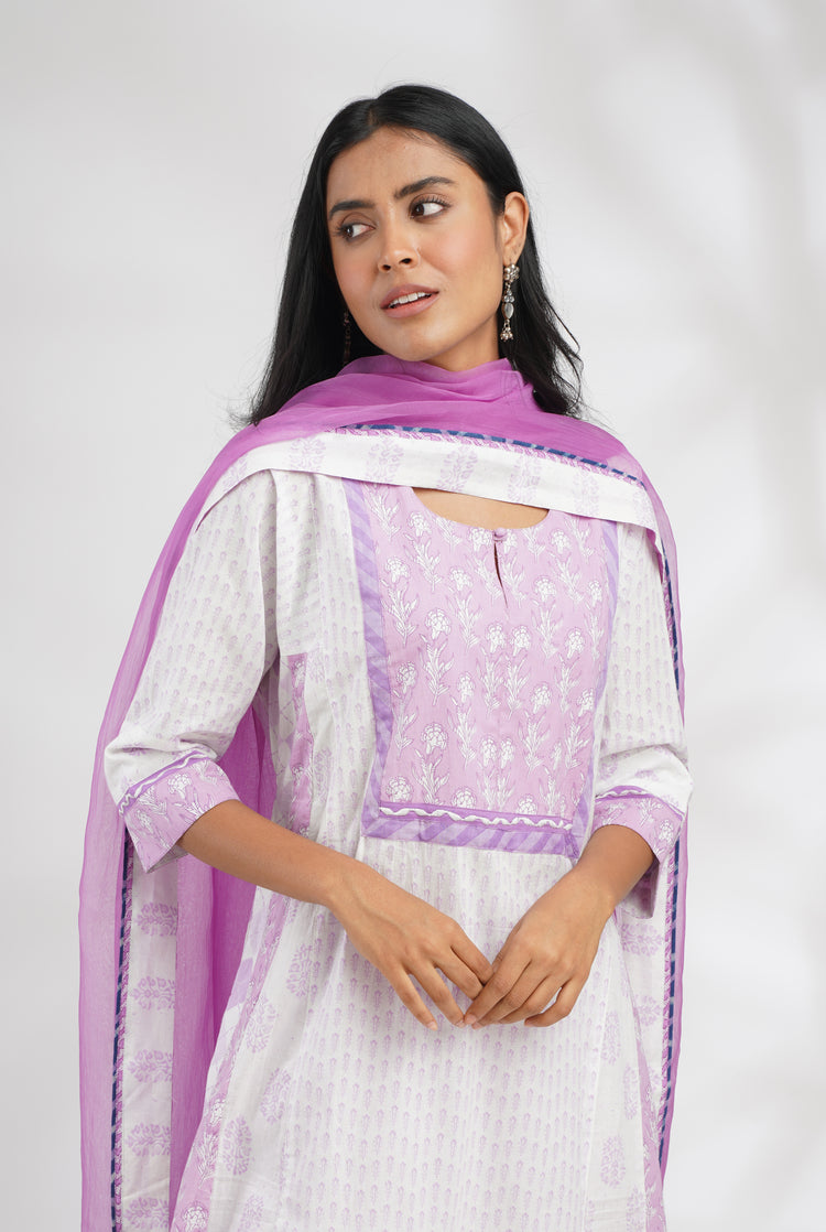 Rozana Chiffon Dupatta Mauve (7047299203119)