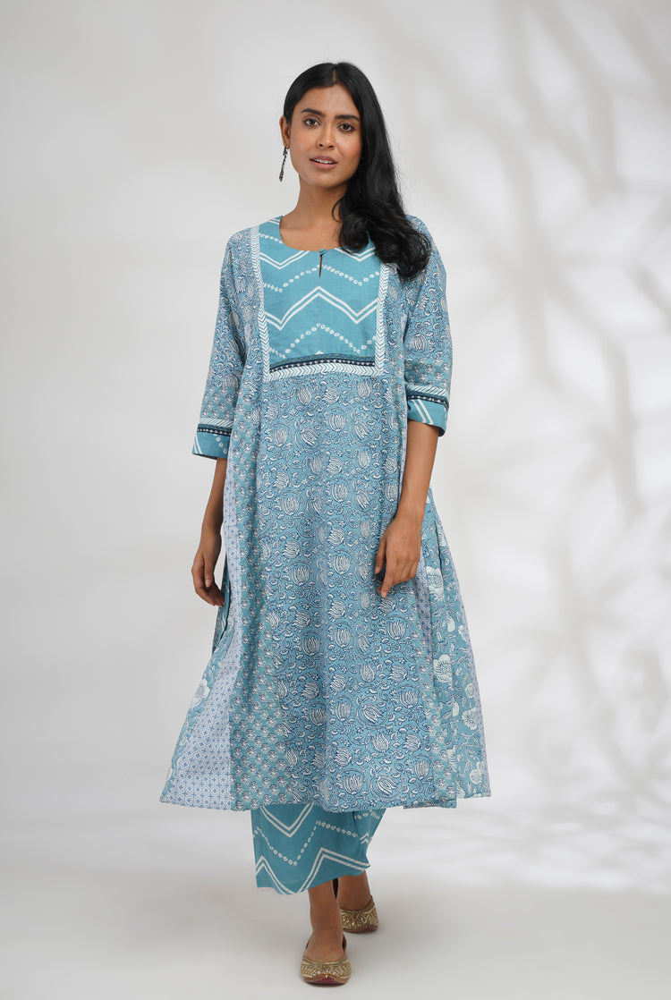 Rozana Pant Earthy Blue White (7047293927471)