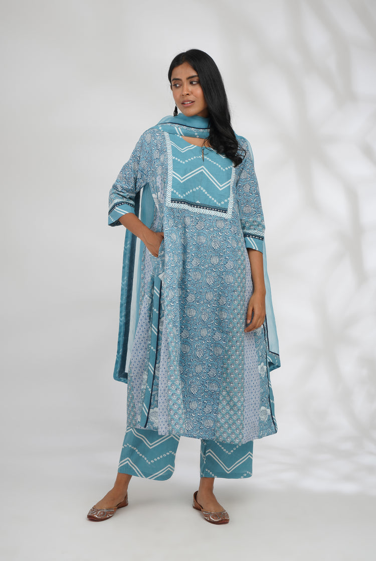 Rozana Pant Earthy Blue White (7047293927471)