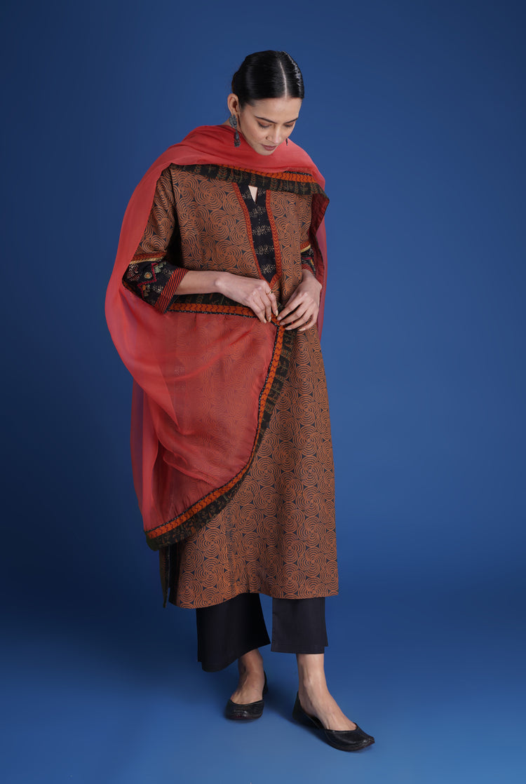 Rozana Chiffon Dupatta (8077639516459)