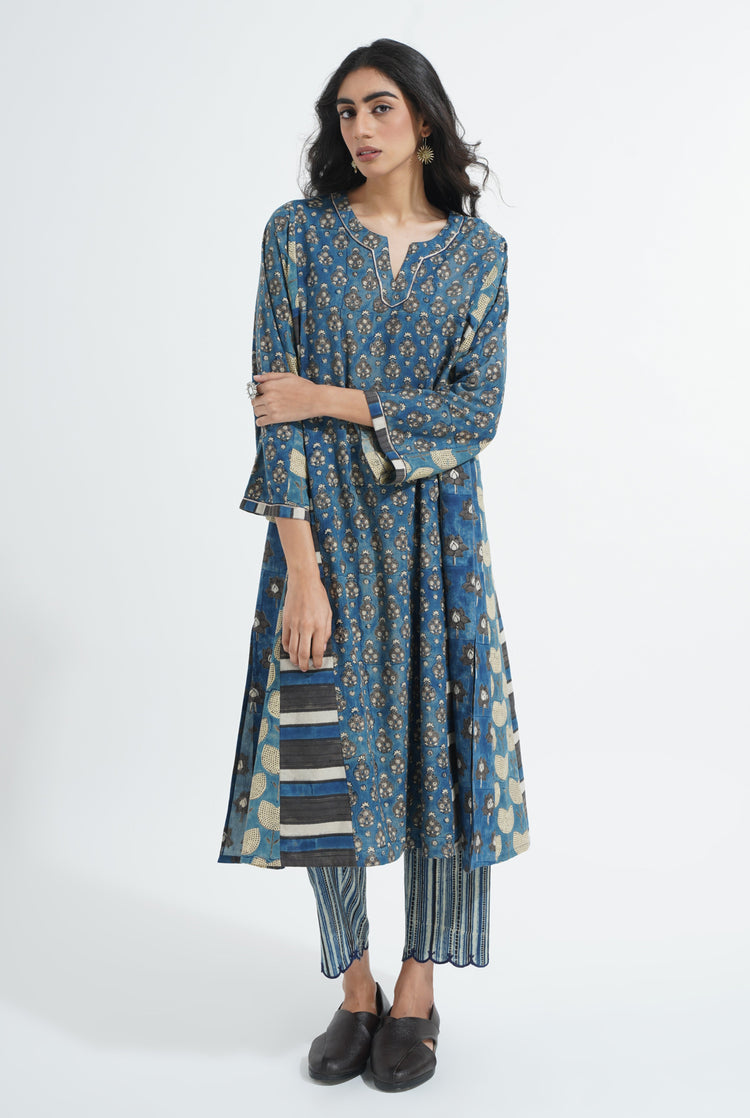 Tulsi Pants Printed Blue (8053993767211)