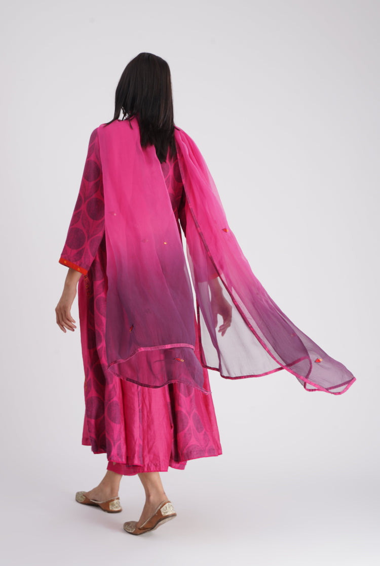 Kia Dupatta Pink Mauve Ombrey (7135077564463)