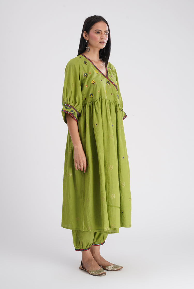 Inara Kurta Light Green (7134683463727)