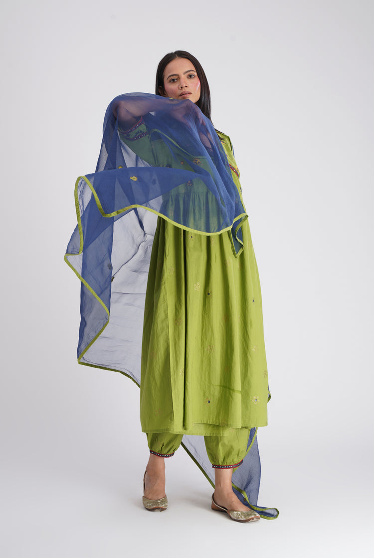 Inara Kurta Light Green (7134683463727)