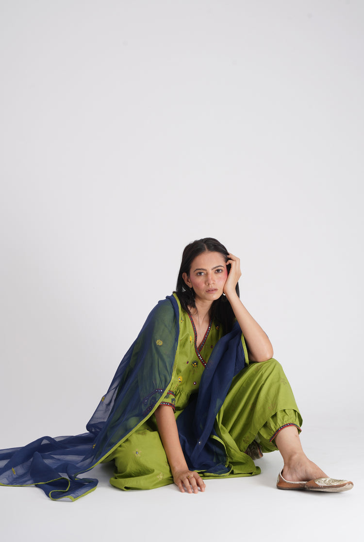 Inara Kurta Light Green (7134683463727)