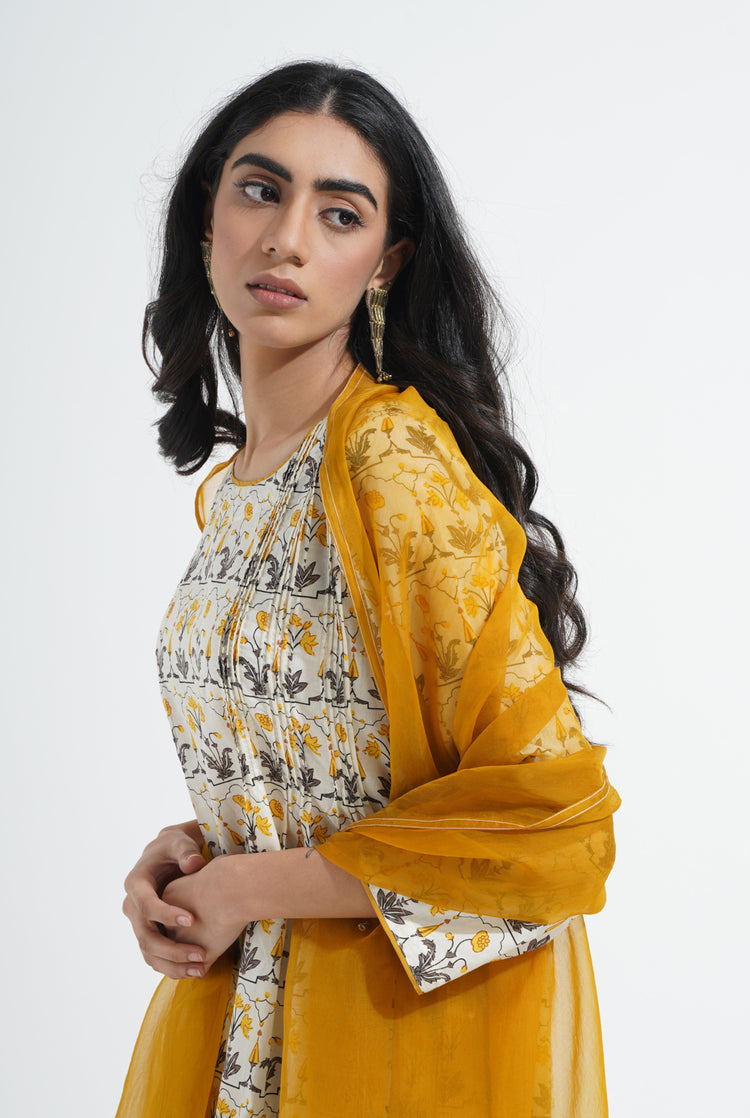 Leah Dupatta Yellow (8054035775787)