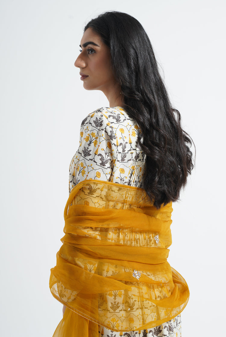 Leah Dupatta Yellow (8054035775787)