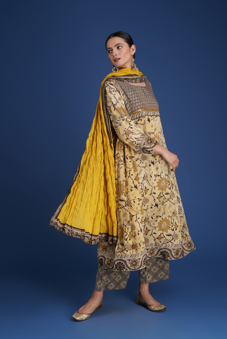 Rozana Cotton Crinkled Dupatta (8077650264363)