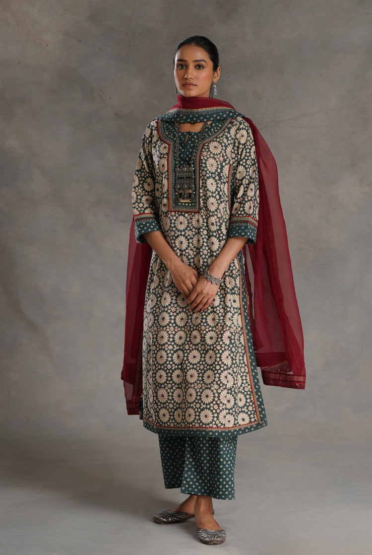 Rozana Chiffon Dupatta Red (7021007503407)
