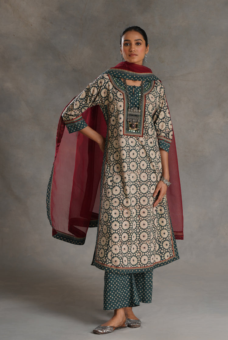Rozana Chiffon Dupatta Red (7021007503407)