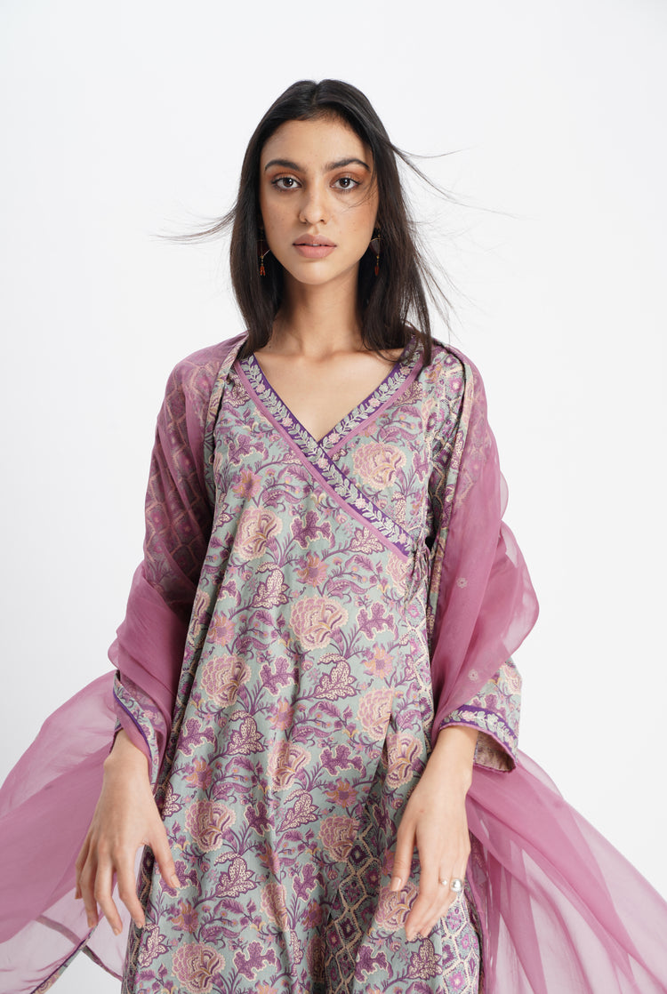 ILA Kurta Steel Grey Mauve (8017752195371)