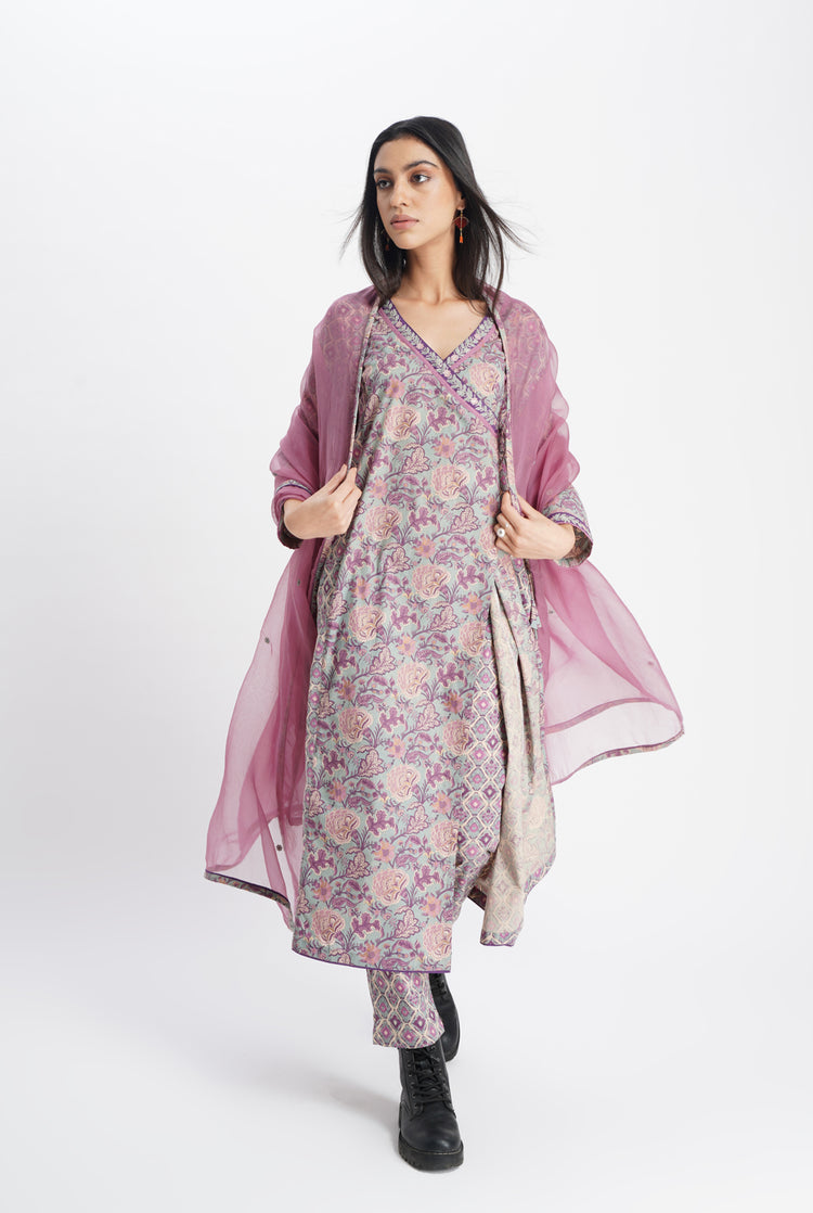 ILA Kurta Steel Grey Mauve (8017752195371)