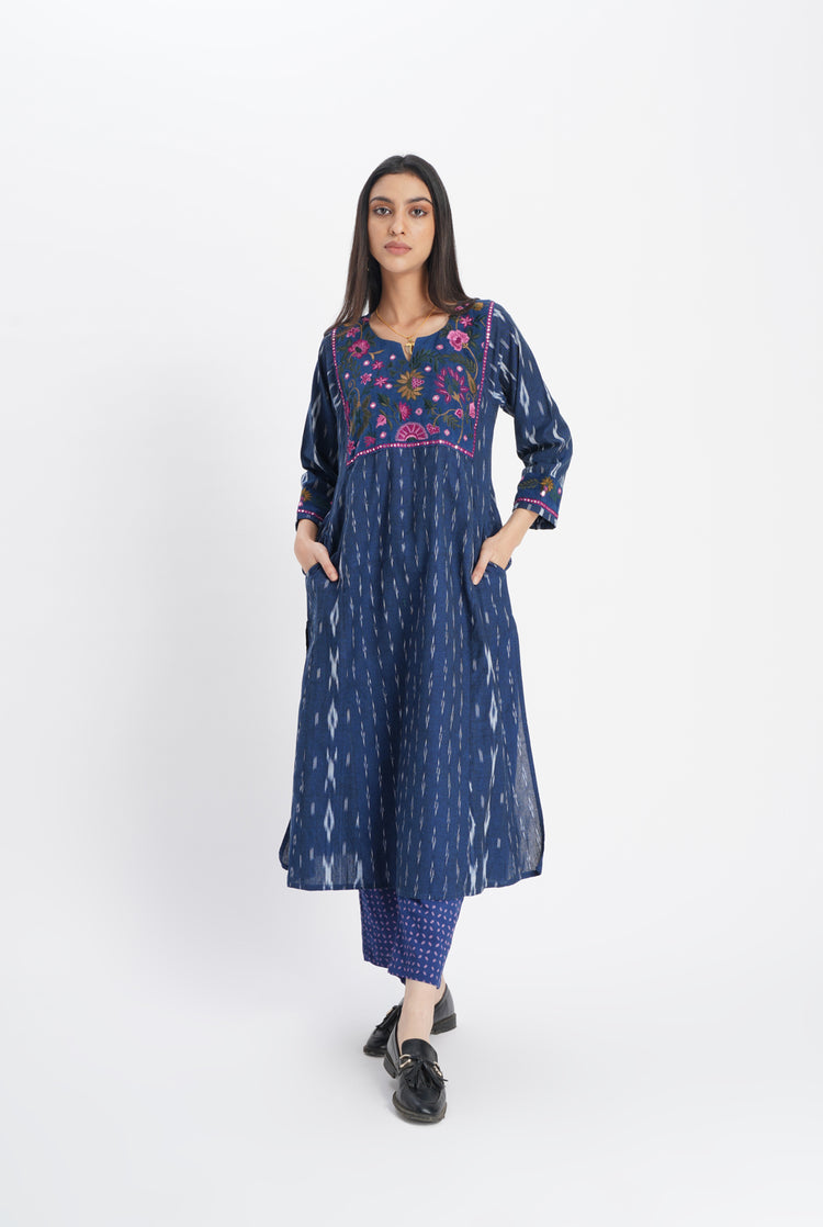 Tulsi Kurta Indigo (8017716576555)