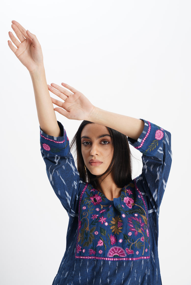 Tulsi Kurta Indigo (8017716576555)