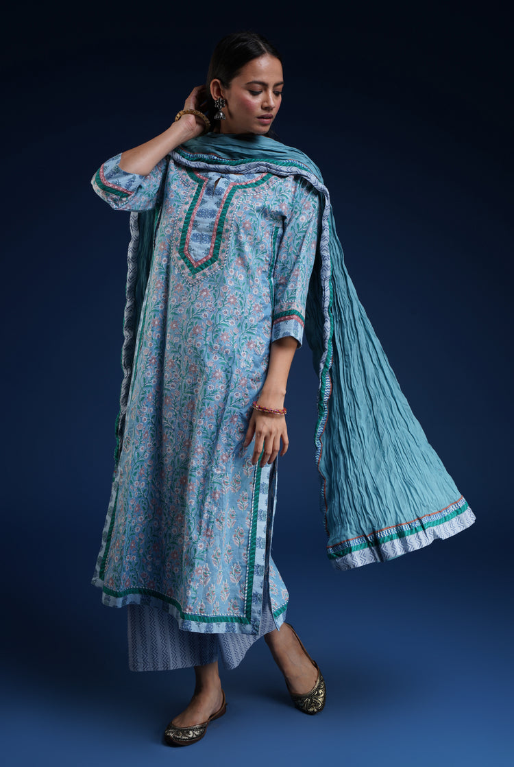 Anu Kurta Light Blue (6740490354735)
