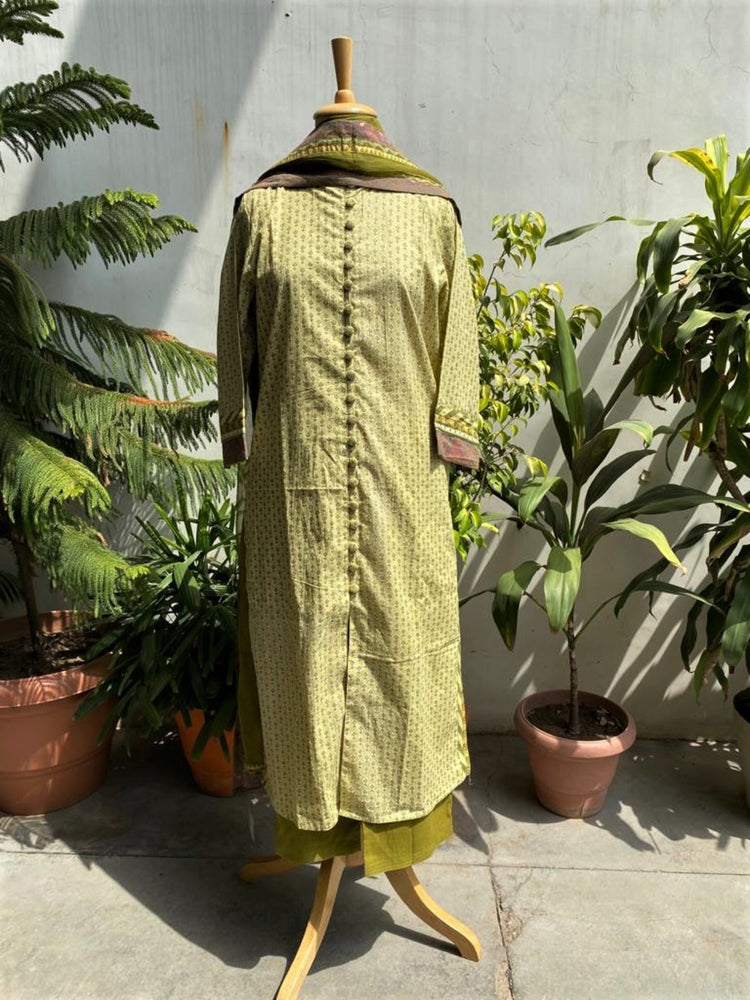 Vanya Kurta Olive Green (6969149358127)