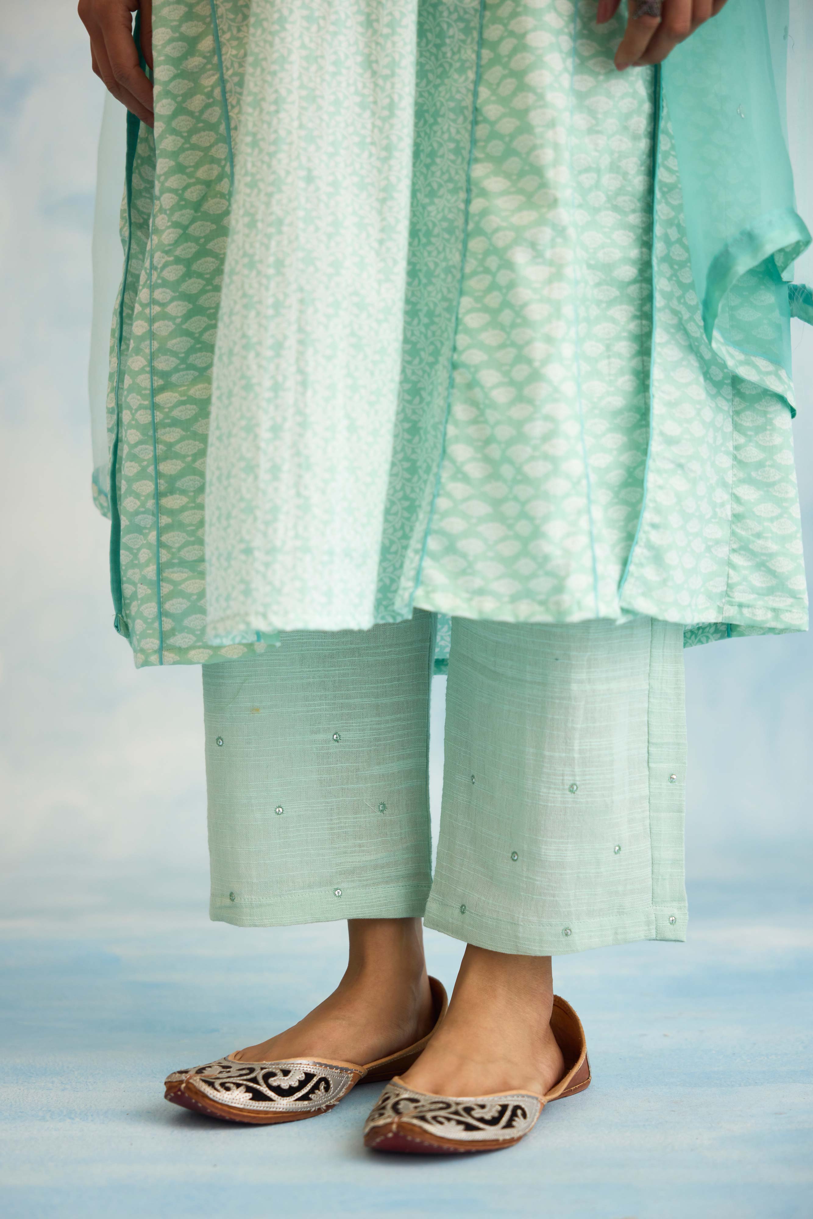 Ramya Pant Light Turquoise (9926460932395) (9998969274667)