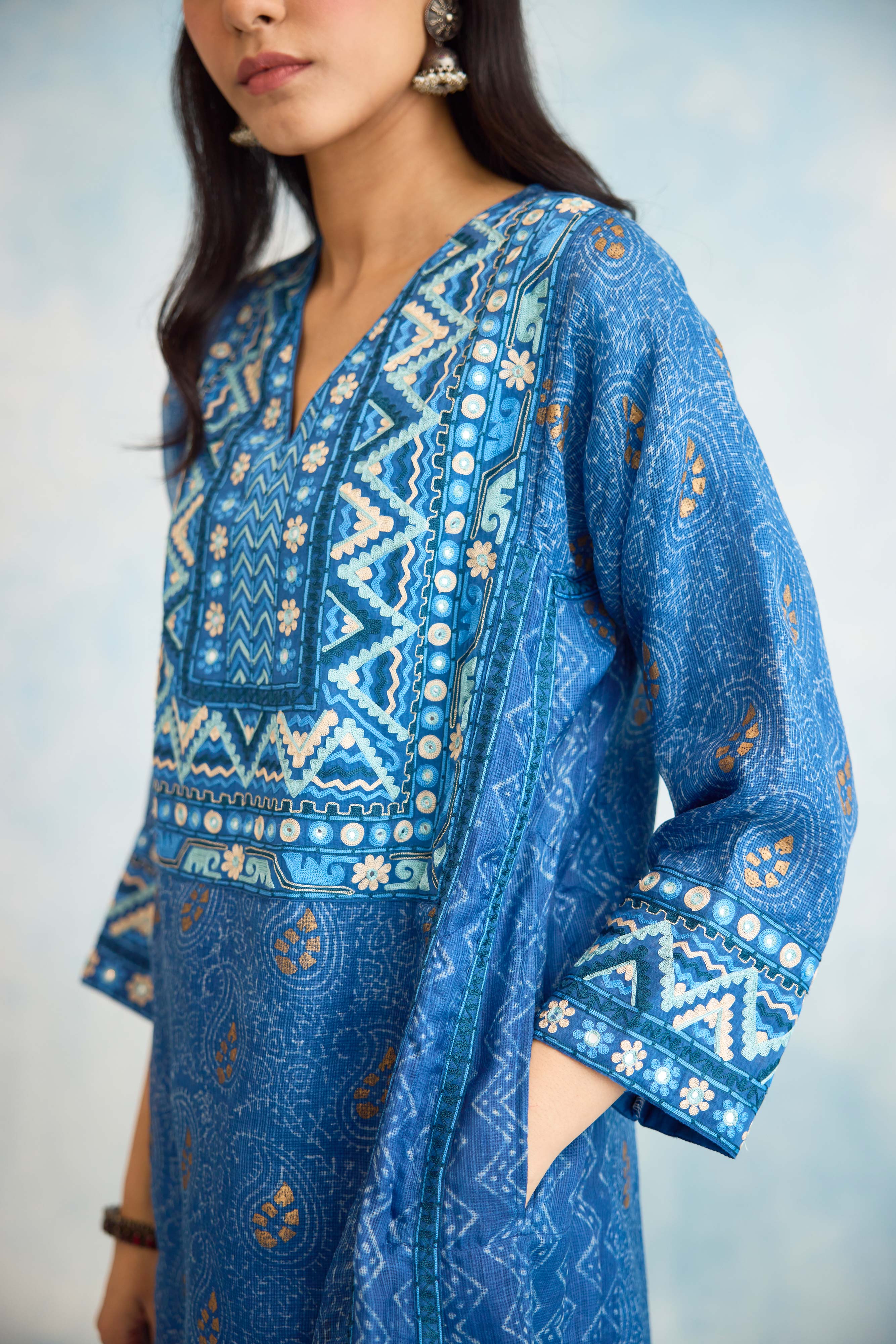 Tulsi Kurta Blue (9926181749035)