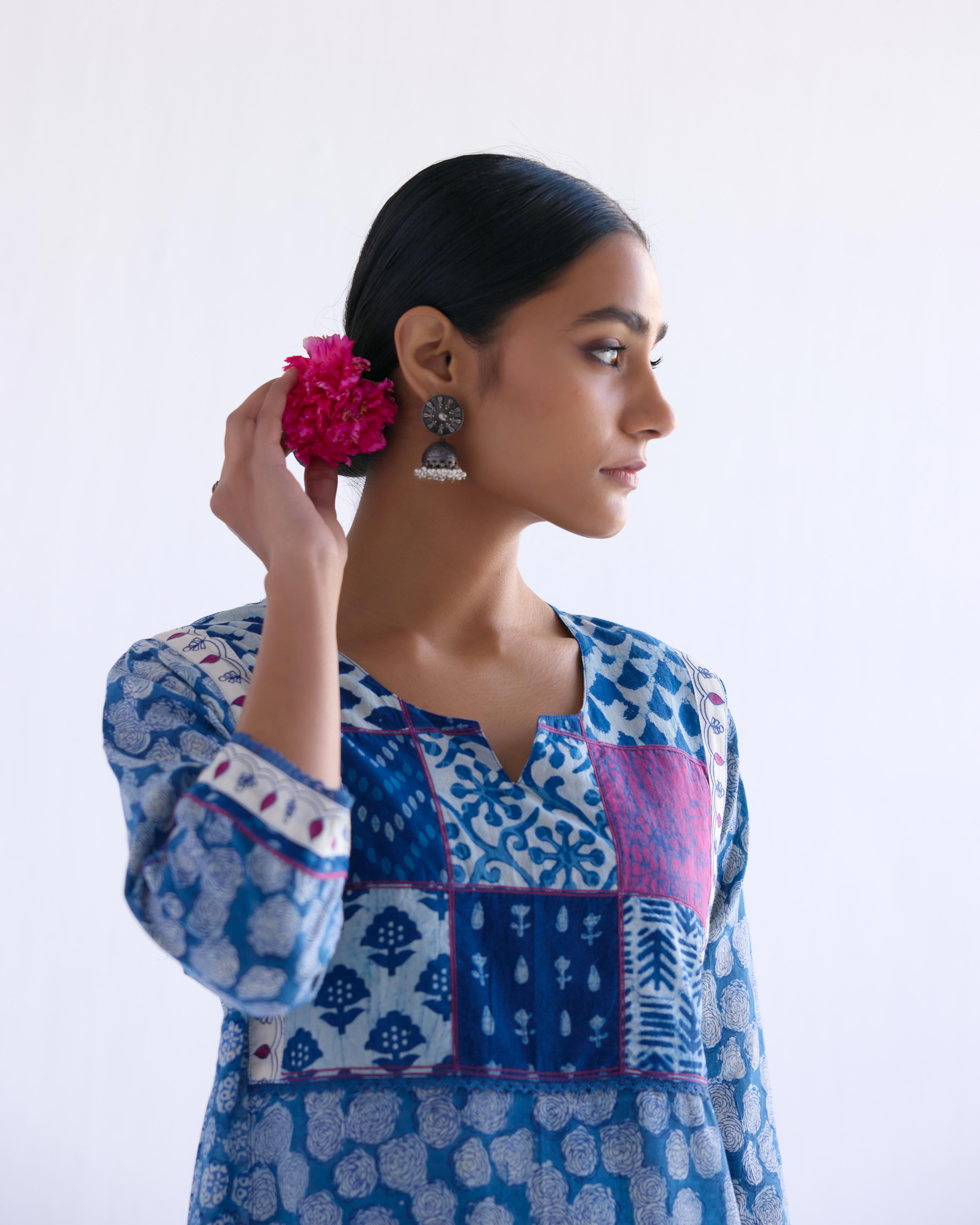 Dienne Kurta Indigo (9144081187115)