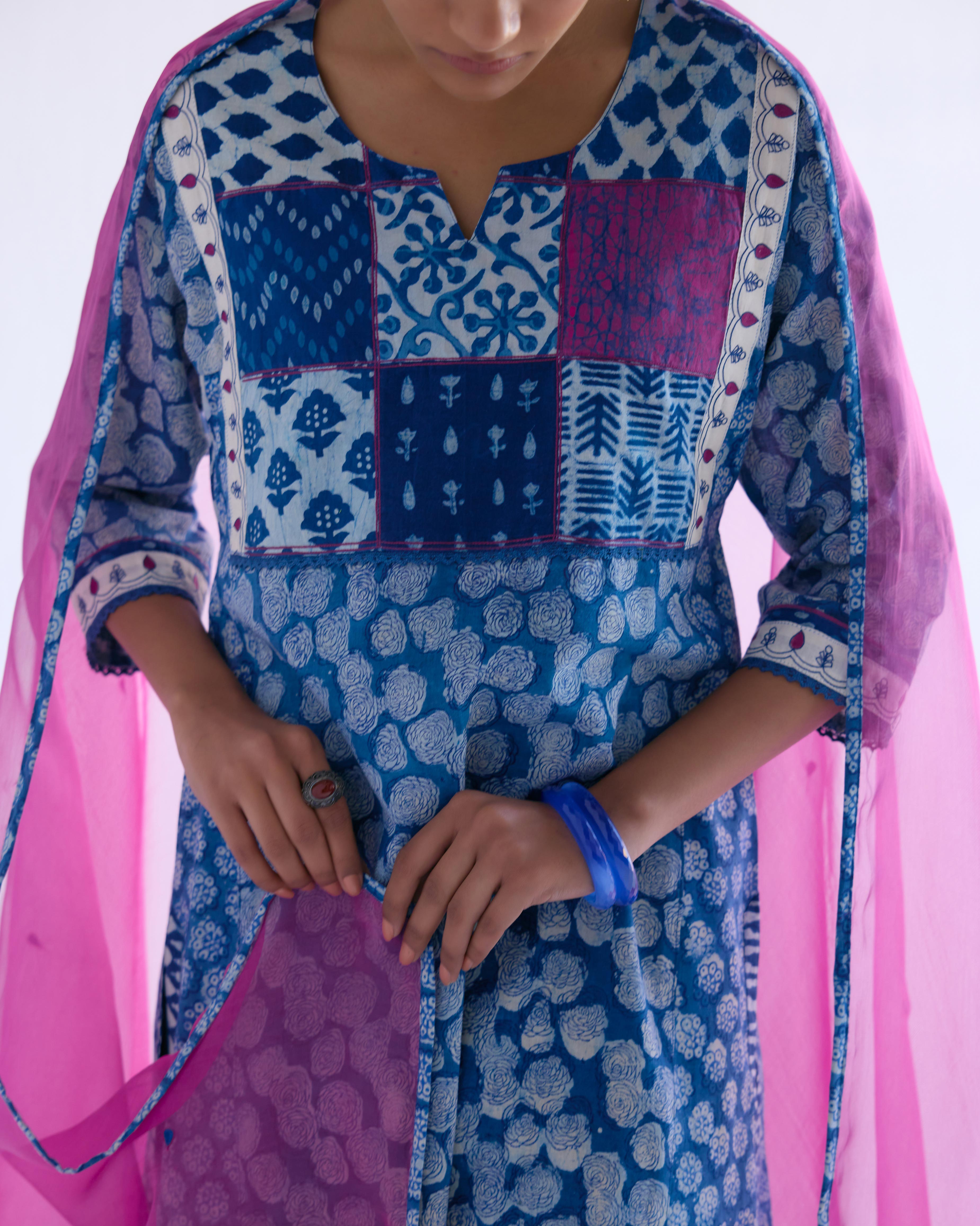 Dienne Kurta Indigo (9144081187115)