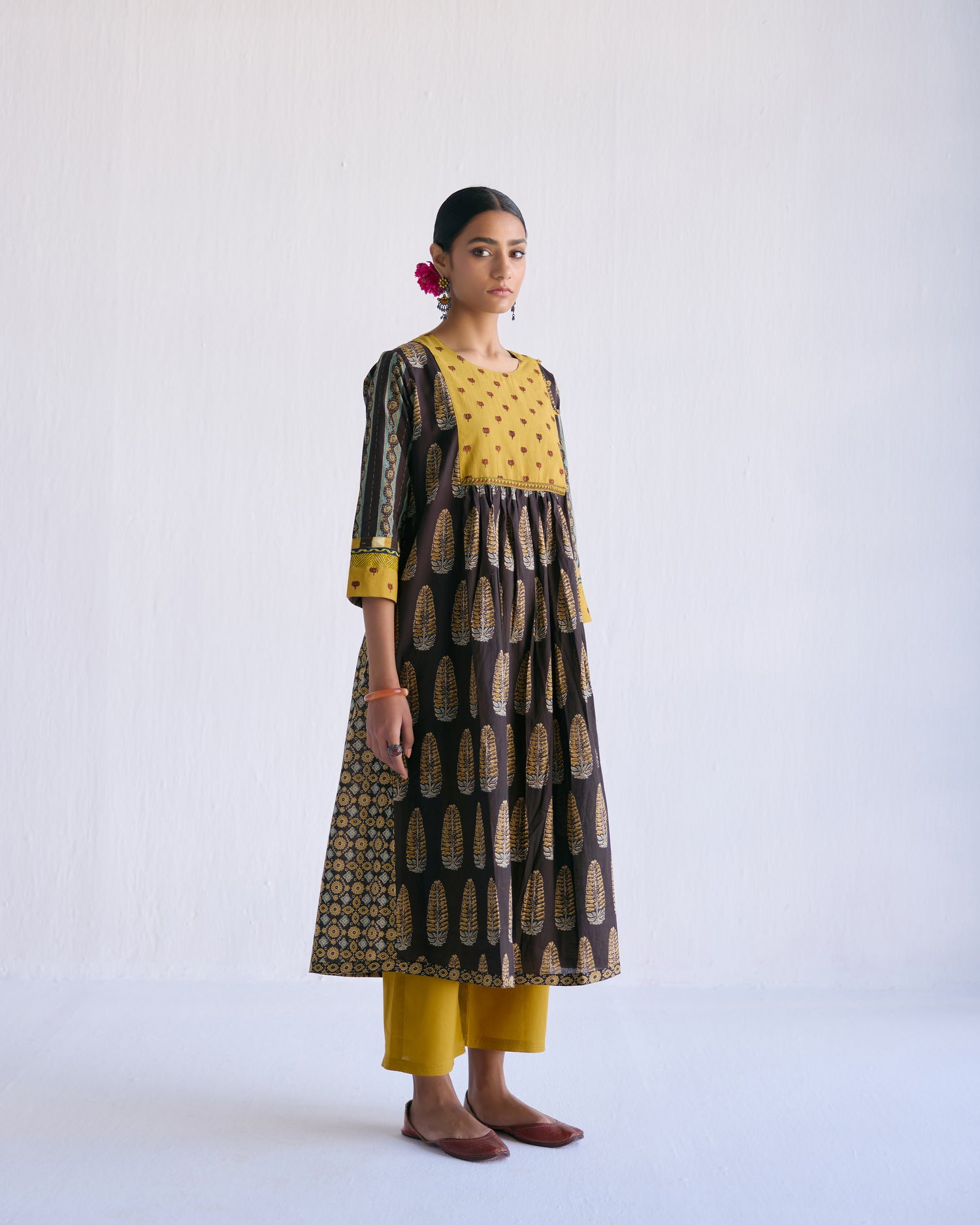 Banjara Kurta Black Ochre (9098448634155)