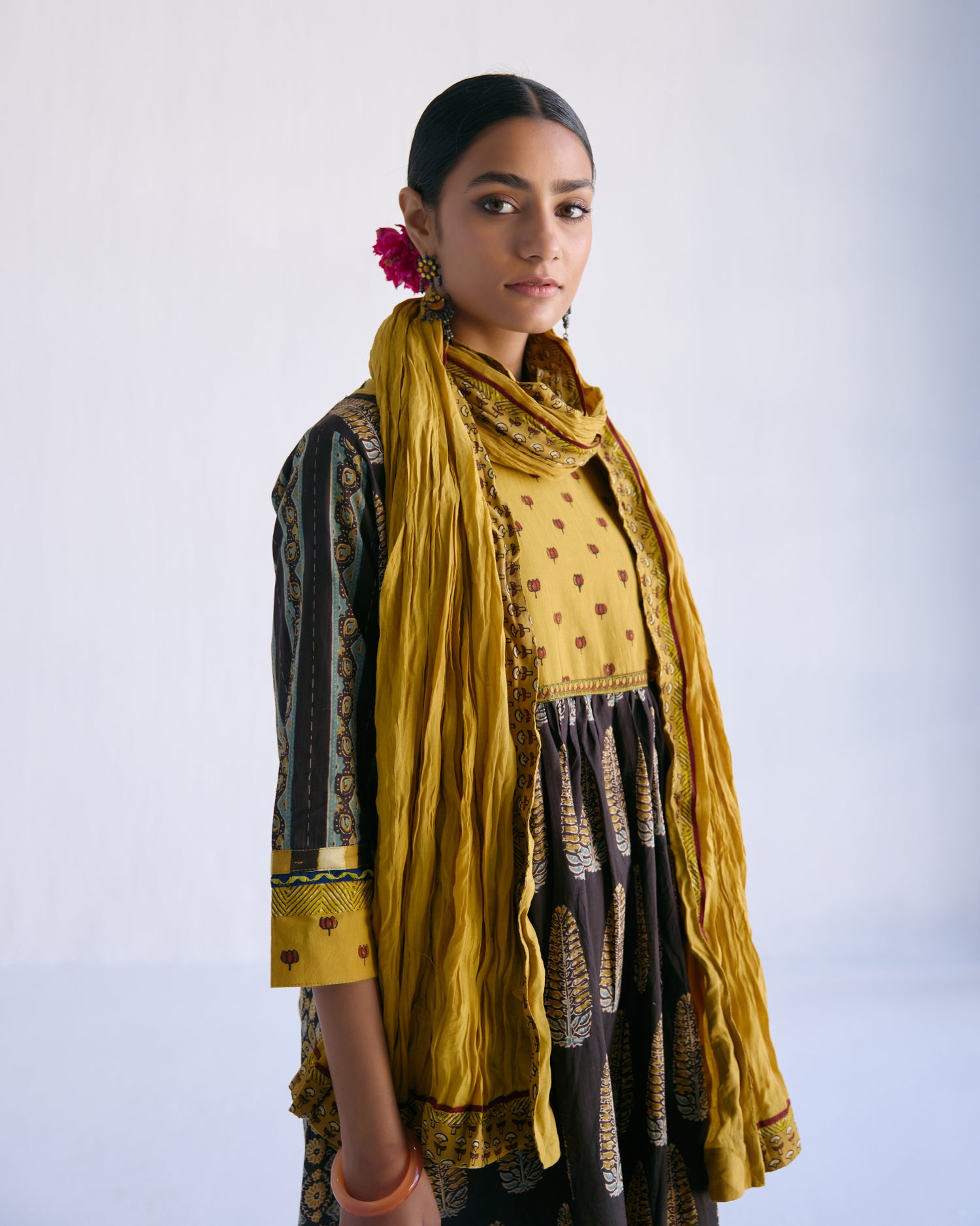 Banjara Kurta Black Ochre (9098448634155)