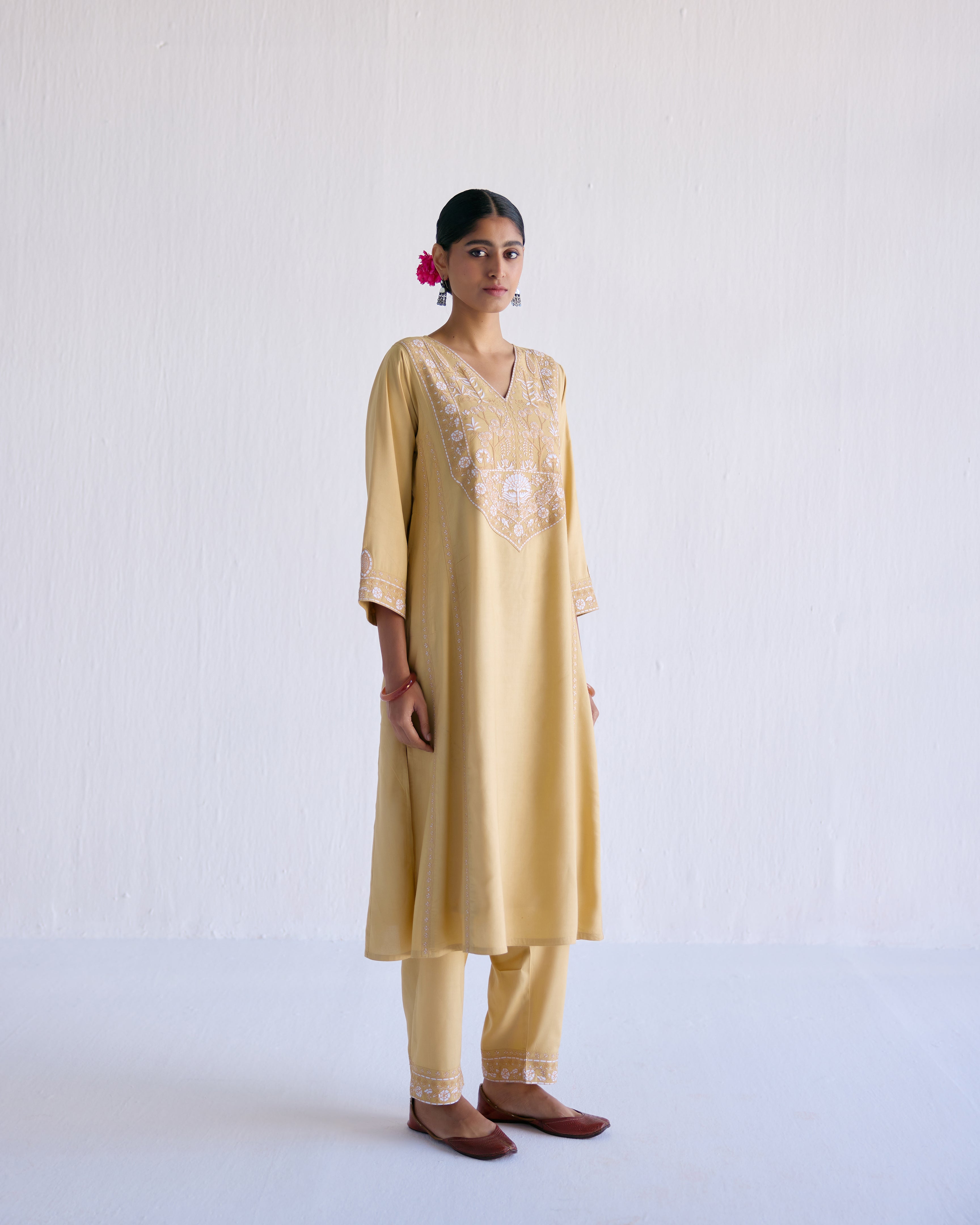 Tulsi Kurta Beige (9097341763883)