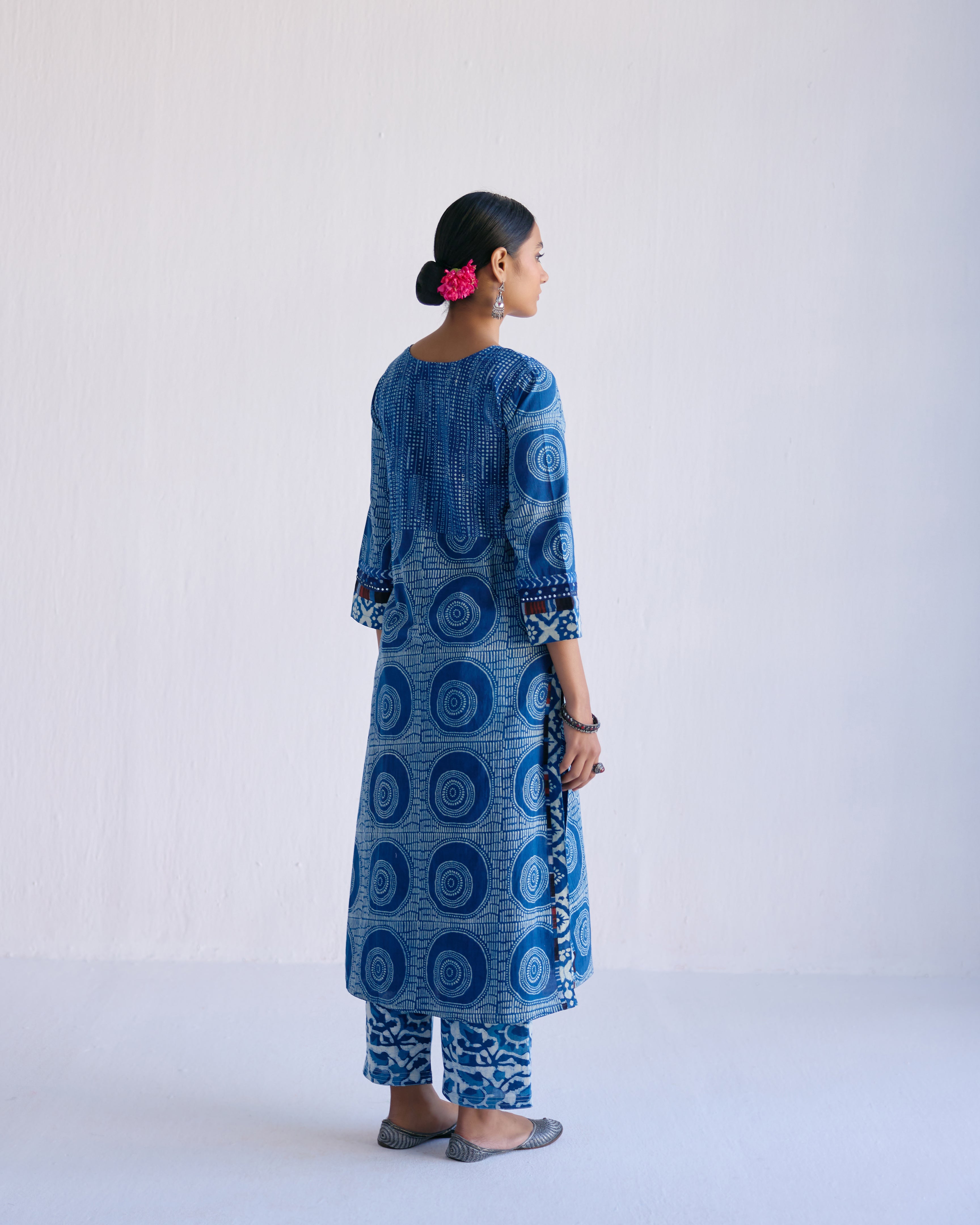 Elina Kurta Indigo White (9097640018219)