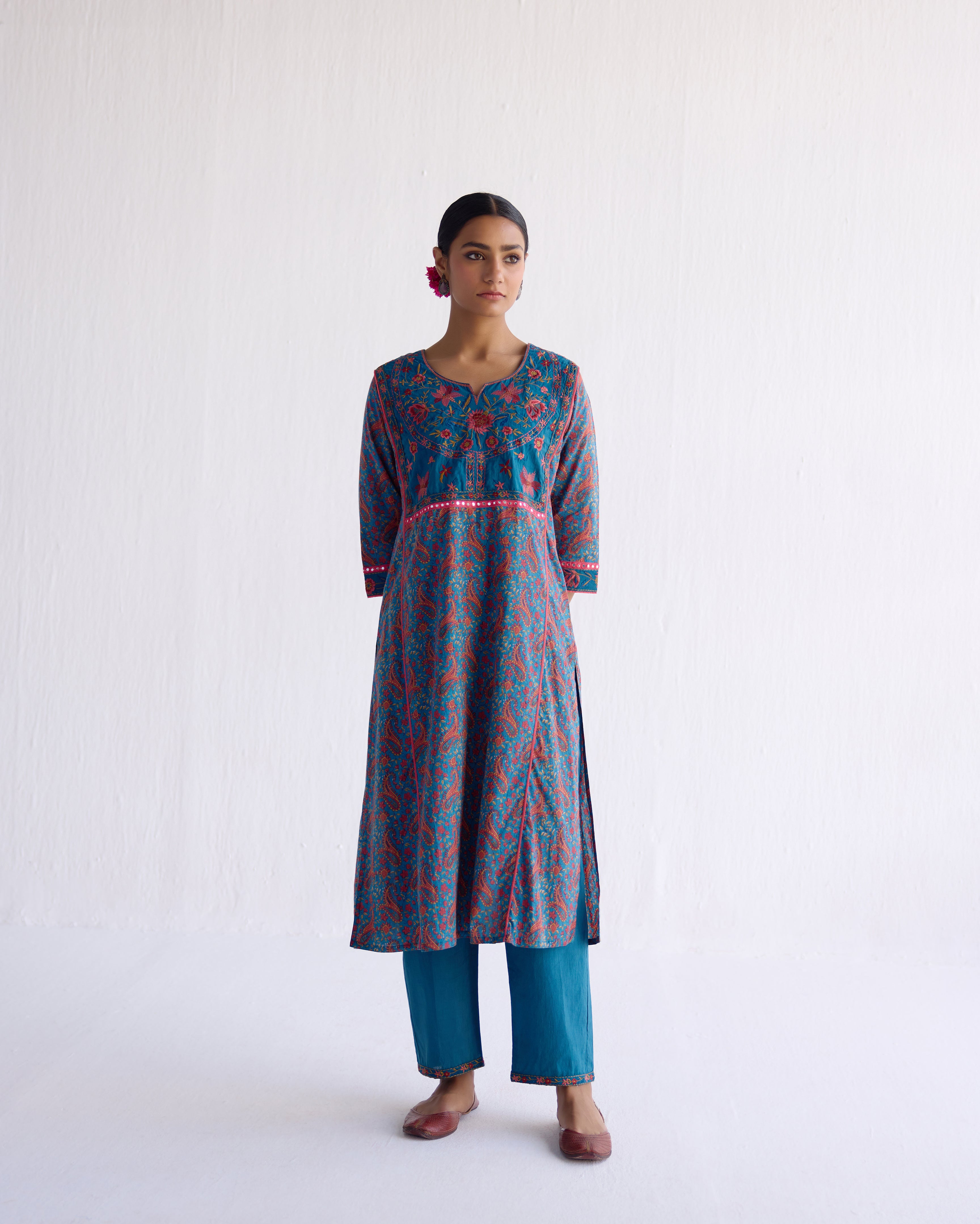 Dienne Pant Teal Blue (9097243787563)